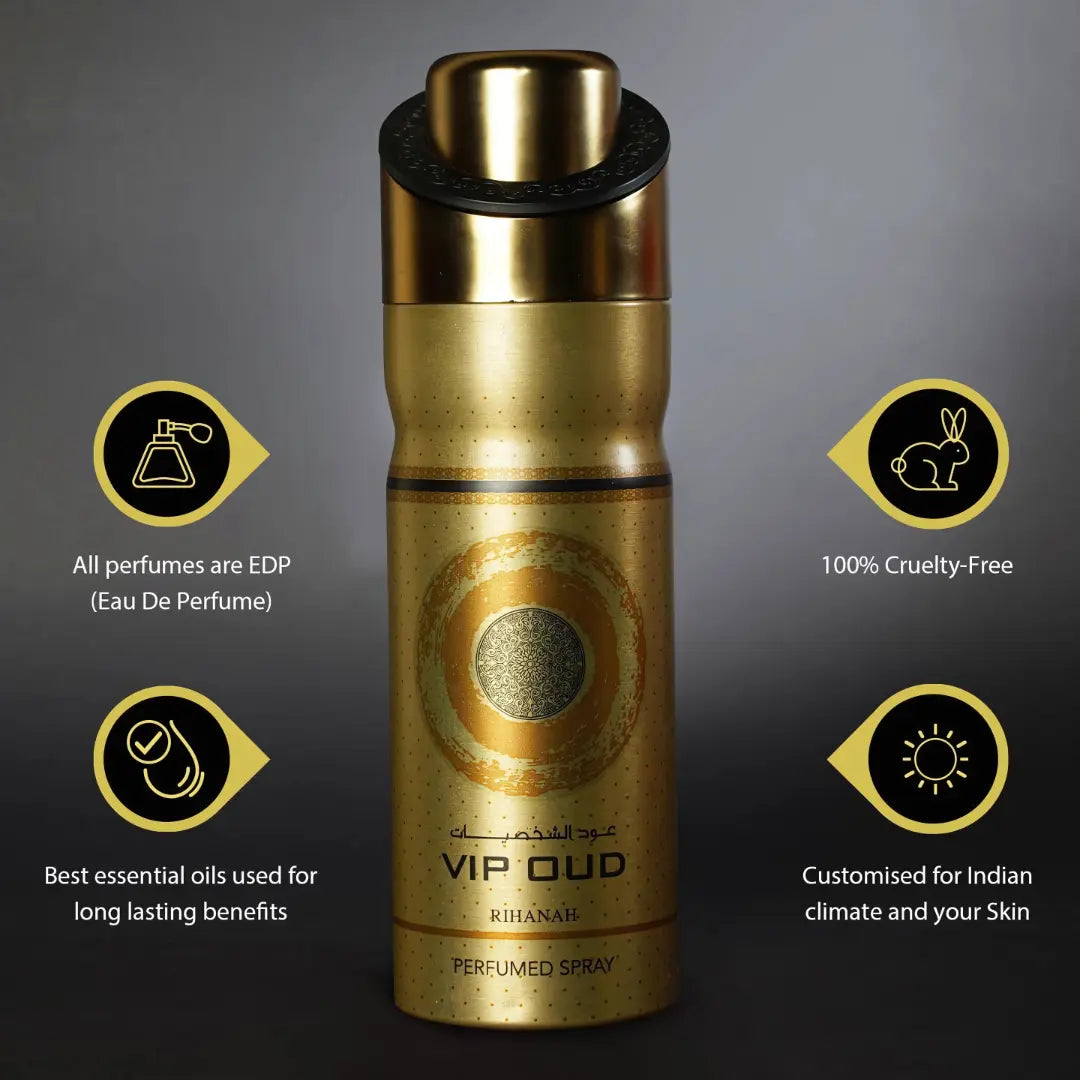Rihanah Vip Oud  Perfumed Spray Rihanah