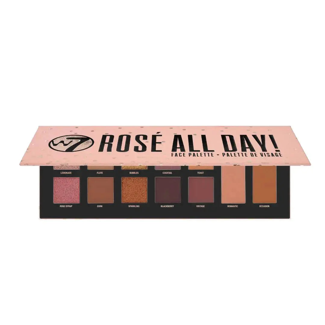 W7 Rosé All Day! Face Palette - Stellaz.se