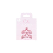 W7 Pink Satin Hair Clips 2-pack