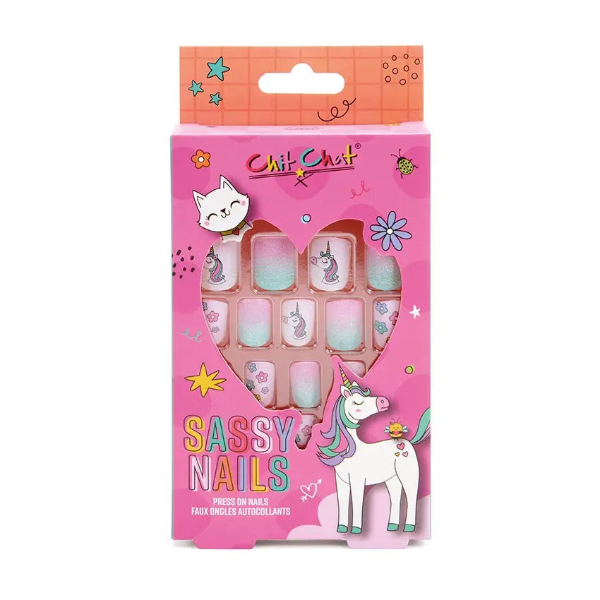 Sassy Nails Press On Nails Unicorn Chit Chat