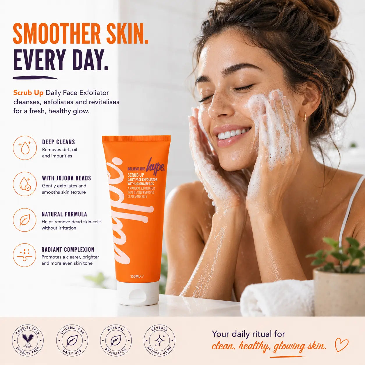 Scrub Up  Face Exfoliator Hype