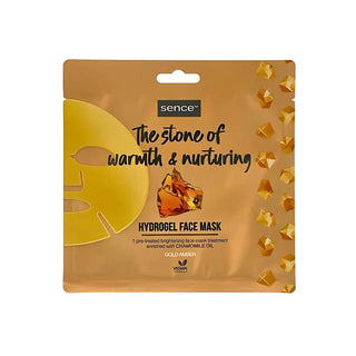 Sence The Stone of Warmth & Nuturing Hydrogel Face Mask - Gold Amber Vadeco