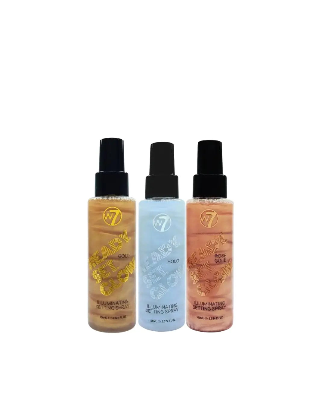 Settting Spray Trio Ready, Set & Glow W7