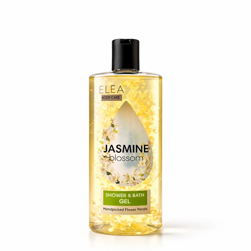 Shower & Bath Gel 440 ml - Handplockade jasminblad Elea Professional