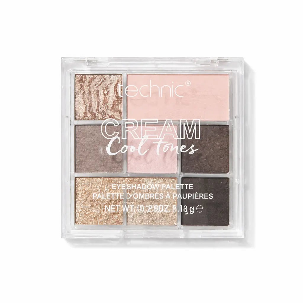 Soft Cream Cool Tones Eyeshadow palette Technic