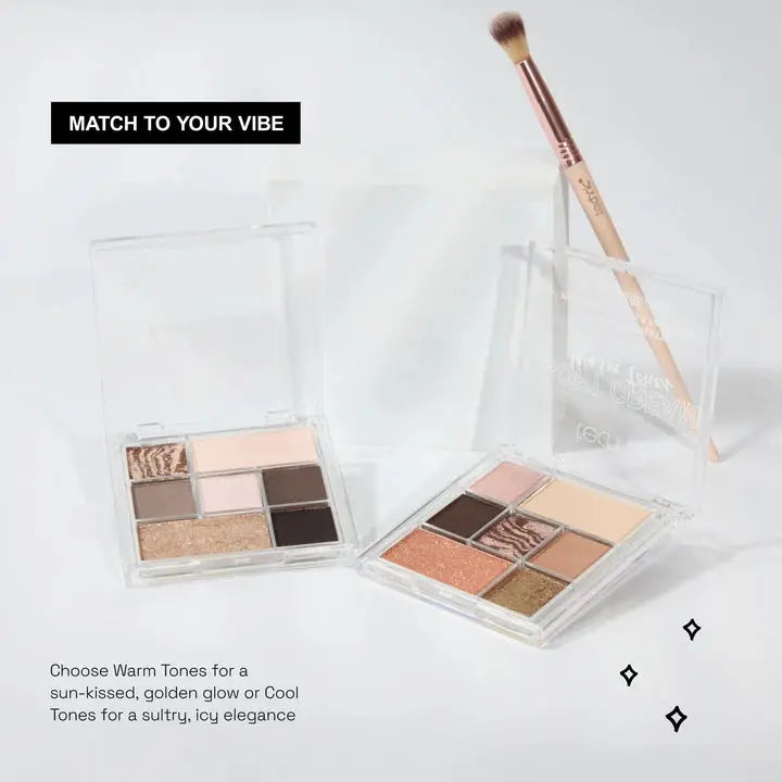 Soft Cream Warm Tones Eyeshadow palette Technic