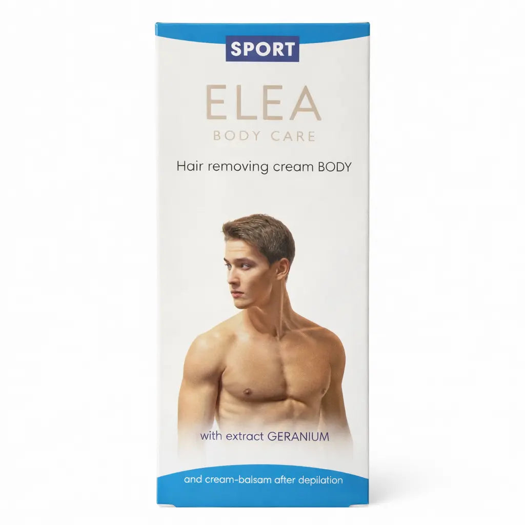 Sport Hårborttaggningskräm Med Mjukgörande Effekt Elea