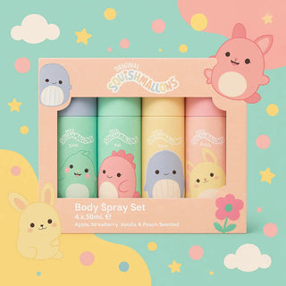 Squishmallows Body Spray Set 4x50 ml Squishmallows