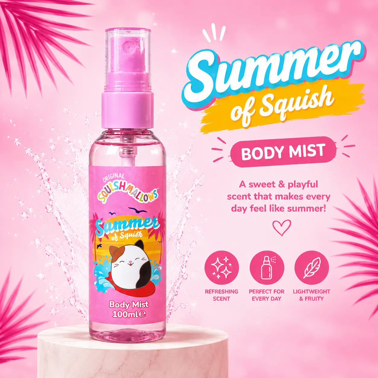 Squishmallows Summer of Squish Body Mist 100 ml Squishmallows
