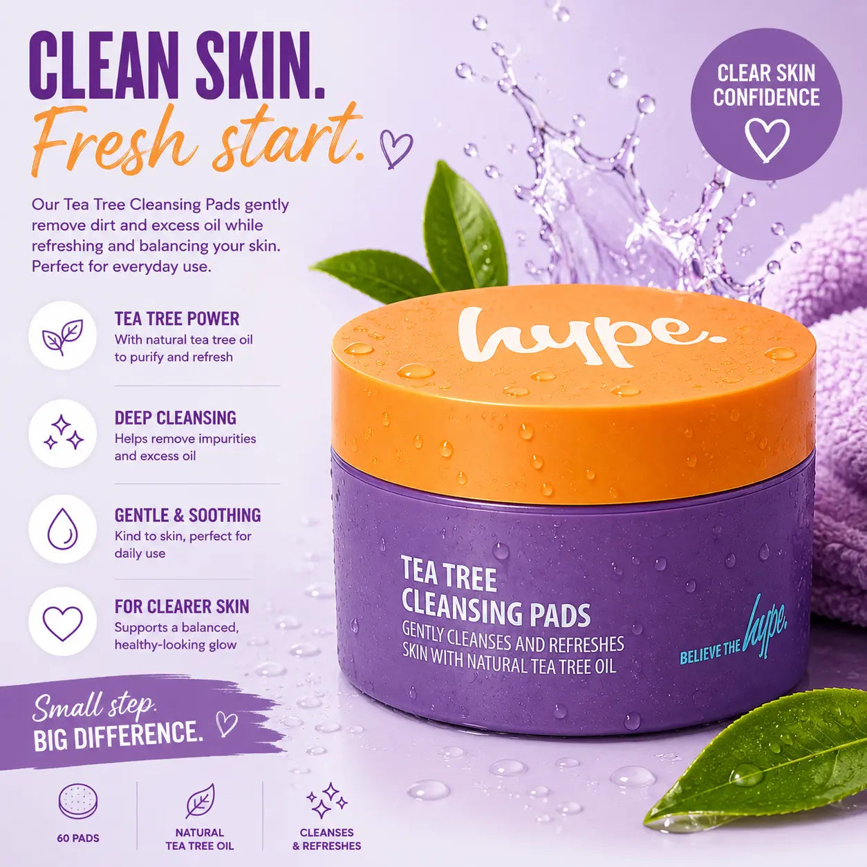 Tea Tree Cleaning Pads Hype