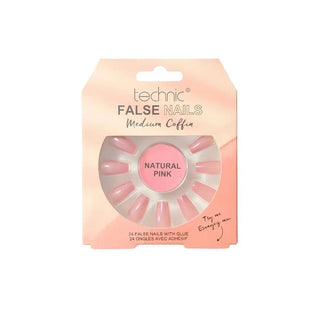 Technic False Nail Medium Nails - Natural Pink Technic