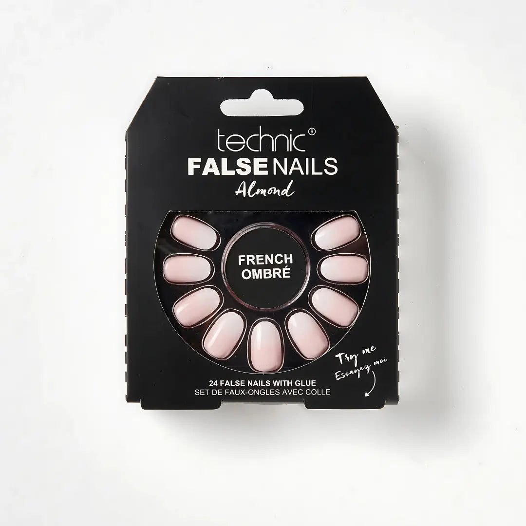Technic False Nails Almond - French Ombré Technic