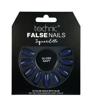 Technic False Nails Gloss Navy Technic