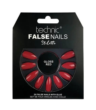 Technic False Nails Gloss Red Technic