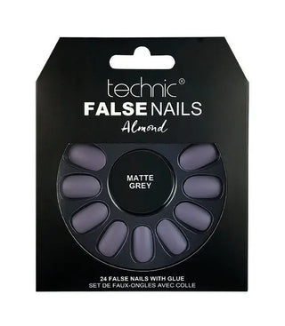 Technic False Nails Matte Grey Technic