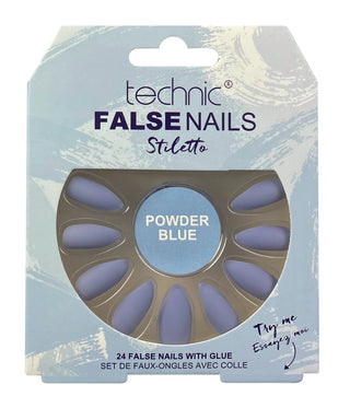 Technic False Nails - Powder Blue Technic