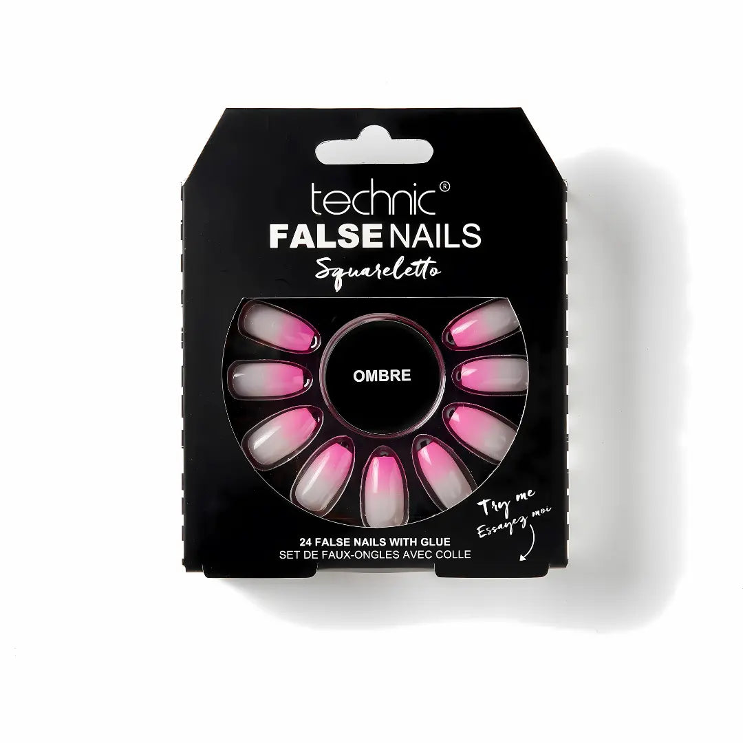 Technic False Nails Squareletto - Ombre Technic