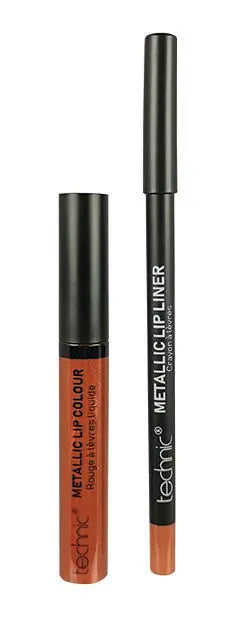 Technic Lip Kit Metallic Lipgloss & Lip Pencil - Fire Cracker - Stellaz.se