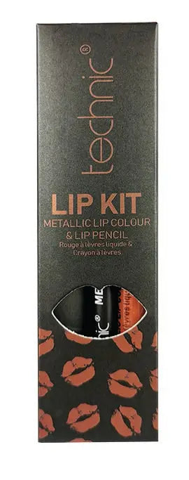 Technic Lip Kit Metallic Lipgloss & Lip Pencil - Fire Cracker - Stellaz.se