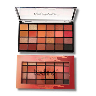 Technic Pressed Pigment Eyeshadow Palette The Heat Is On Technic