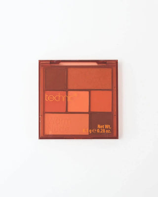 Technic Warm Nude Pressed Pigment Eyeshadow Palette - Stellaz.se