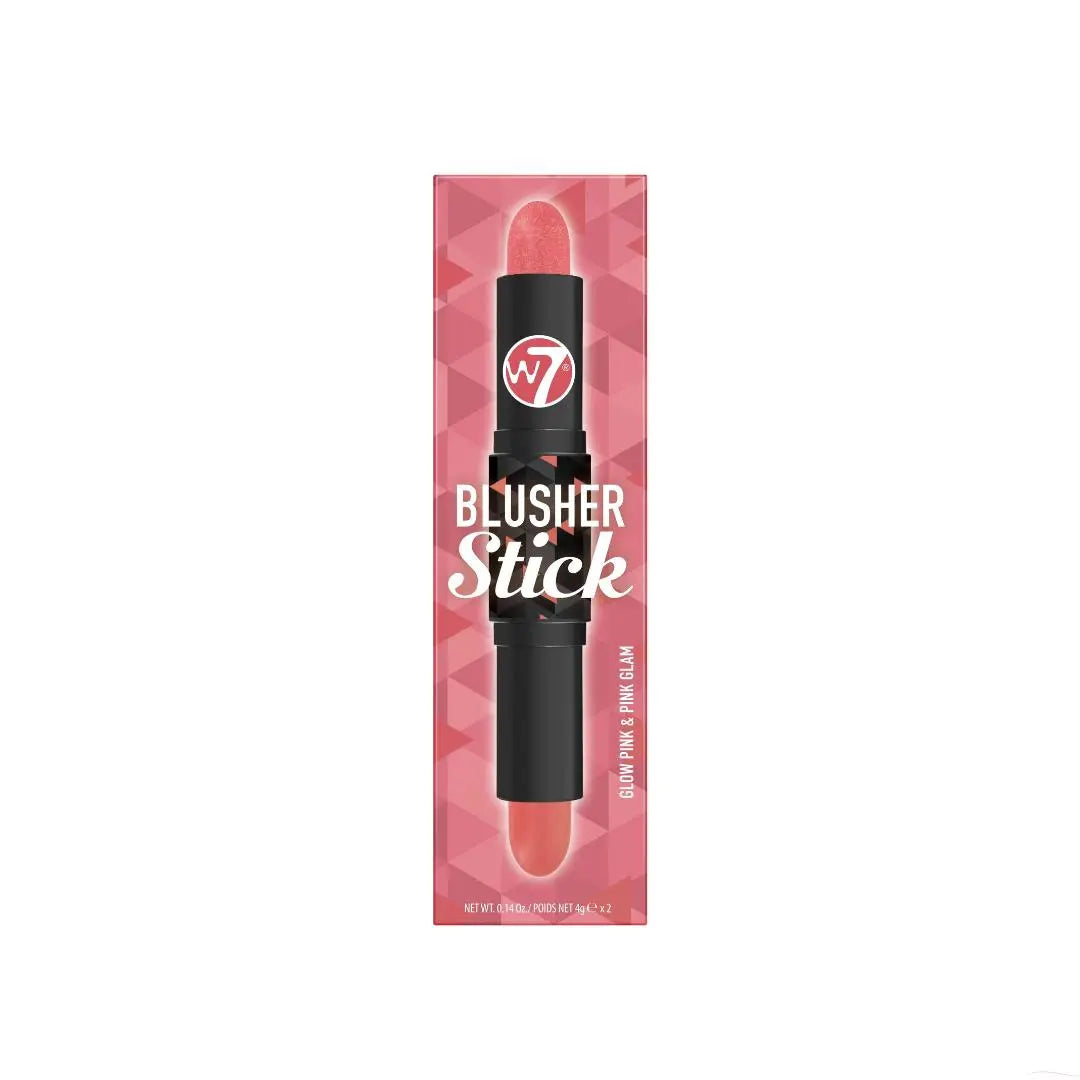 W7 Blusher Stick - Glow Pink & Pink Glam W7