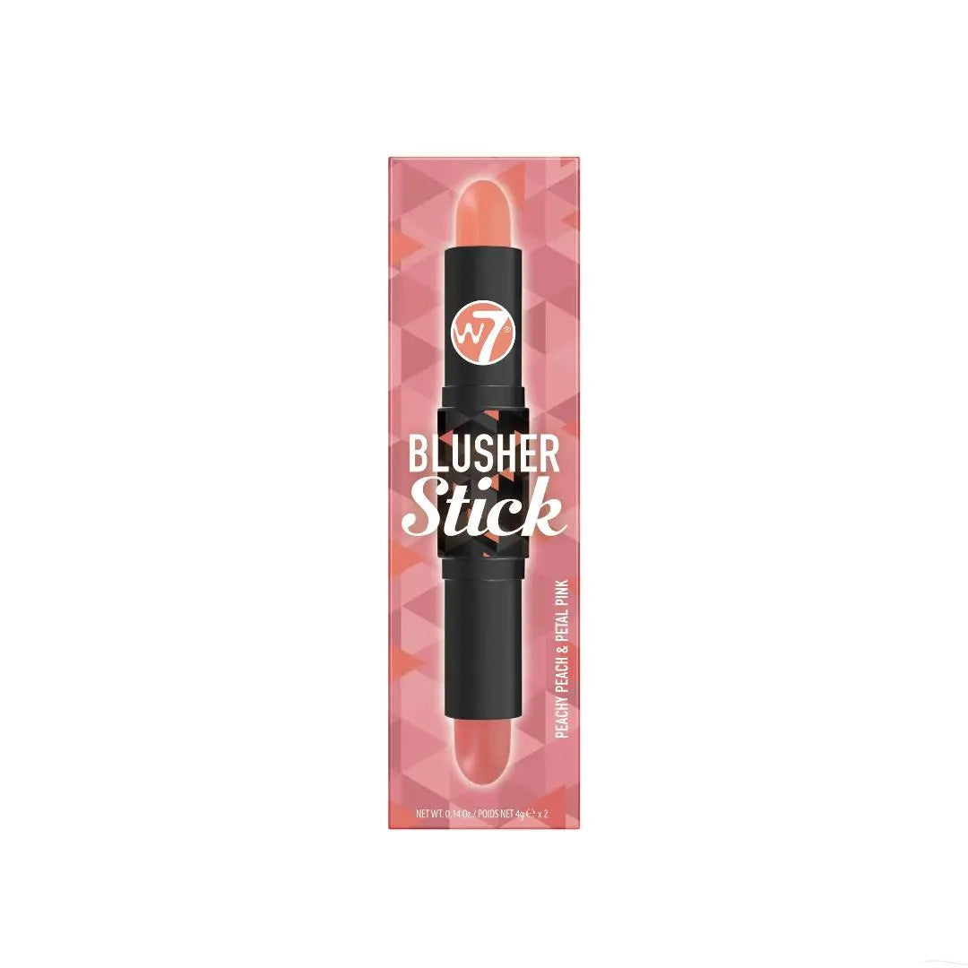W7 Blusher Stick -Peachy Peach & Petal Pink W7