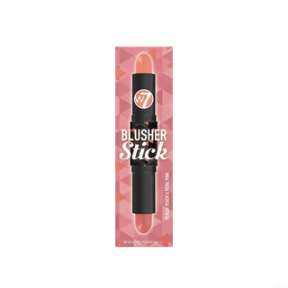 W7 Blusher Stick -Peachy Peach & Petal Pink W7