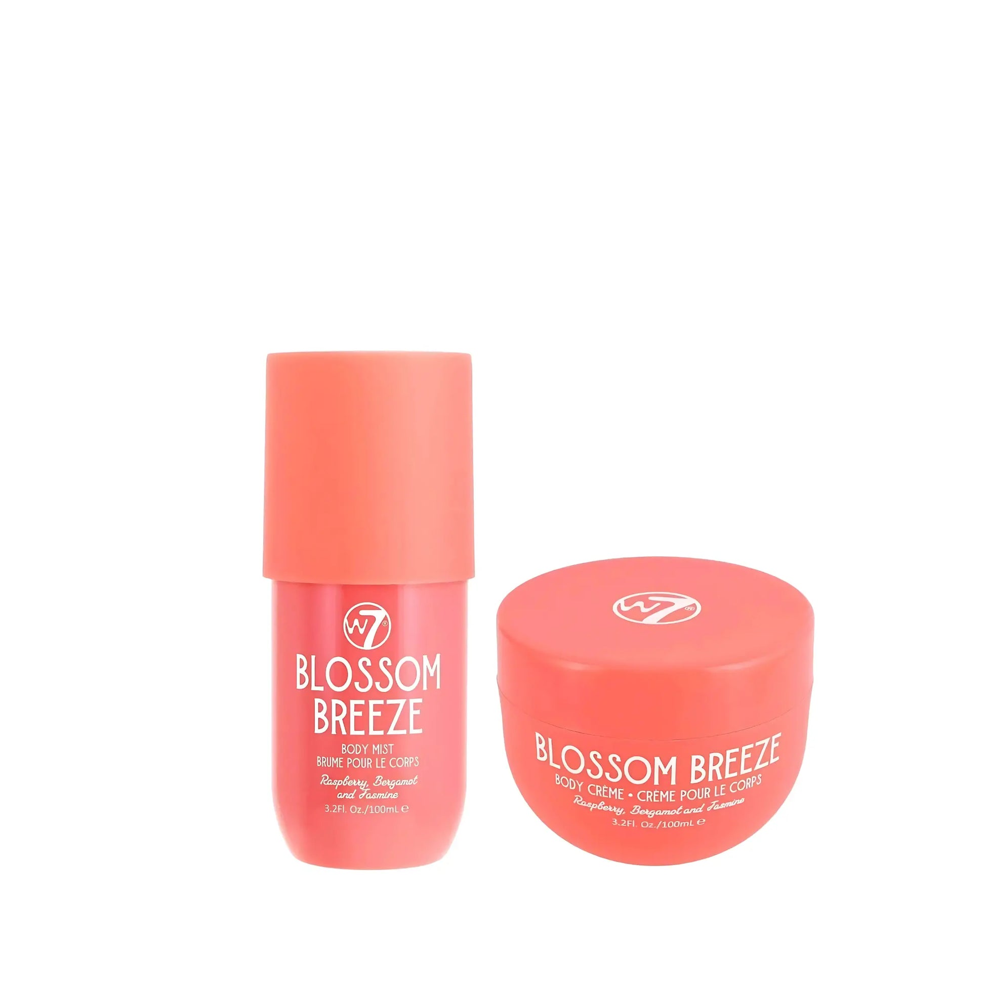 W7 Body Mist & Body Creme Travel Set - Blossom Breeze W7