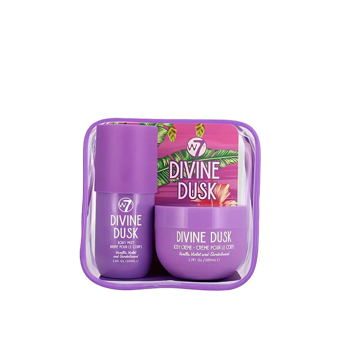 W7 Body Mist & Body Creme Travel Set - Divine Dusk W7