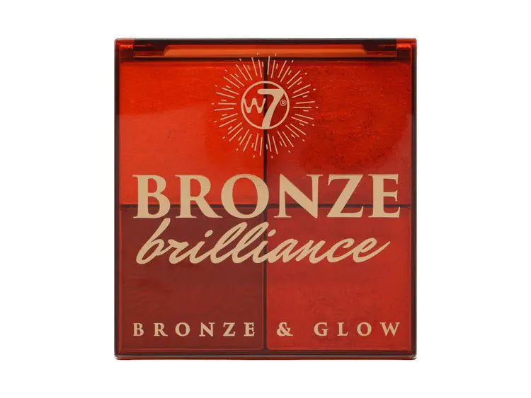 W7 Bronze Brilliance Bronze & Glow Palette Light & Medium Warepaint Cosmetics