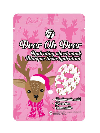 W7 Deer Oh Deer Hydrating Sheet Mask - Stellaz.se