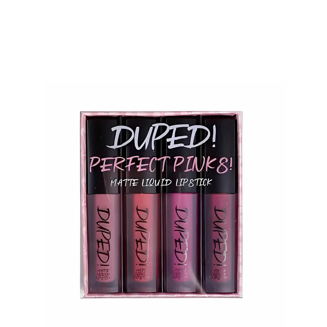 W7 Duped! Perfect Pinks! Matte Liquid Lipstick W7