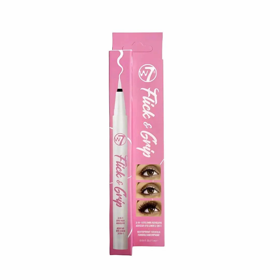 W7 Flick & Grip 2 in 1 Eyeliner och Franslim - Clear W7