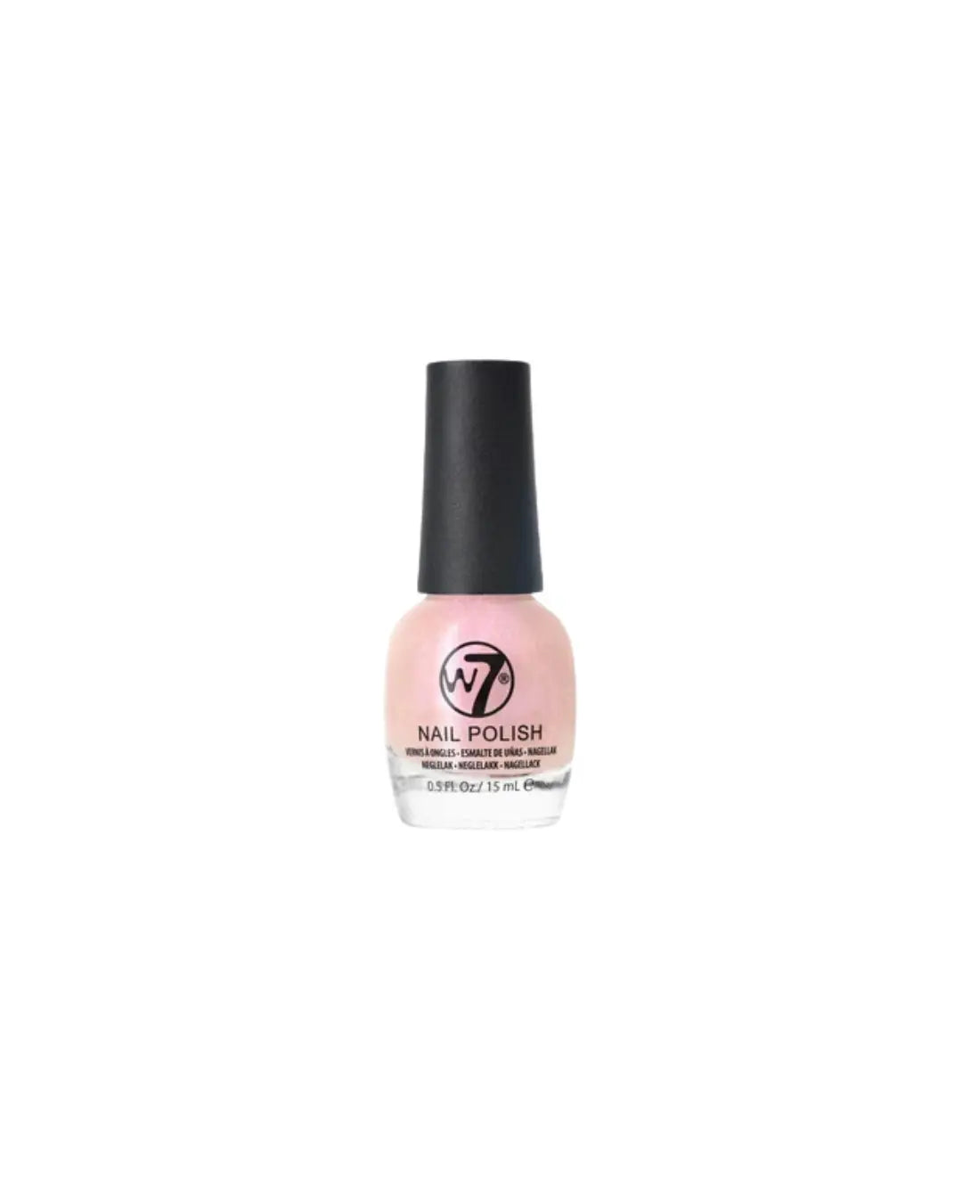 W7 Glitter Nail Polish - Pink Pearl W7