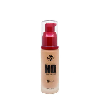 W7 HD Foundation Natural Beige Warpaint Cosmetics