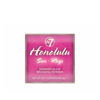 W7 Honolulu Shimmer Glow Bronzing Powder Sun-Rays W7