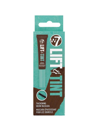 W7 Lift & Tint Thickening Brow Mascara - Dark Brown - Stellaz.se