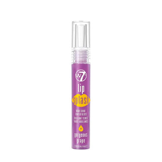 W7 Lip Splash  High Shine Tinted Gloss - Gorgeous Grape Warpaint Cosmetics