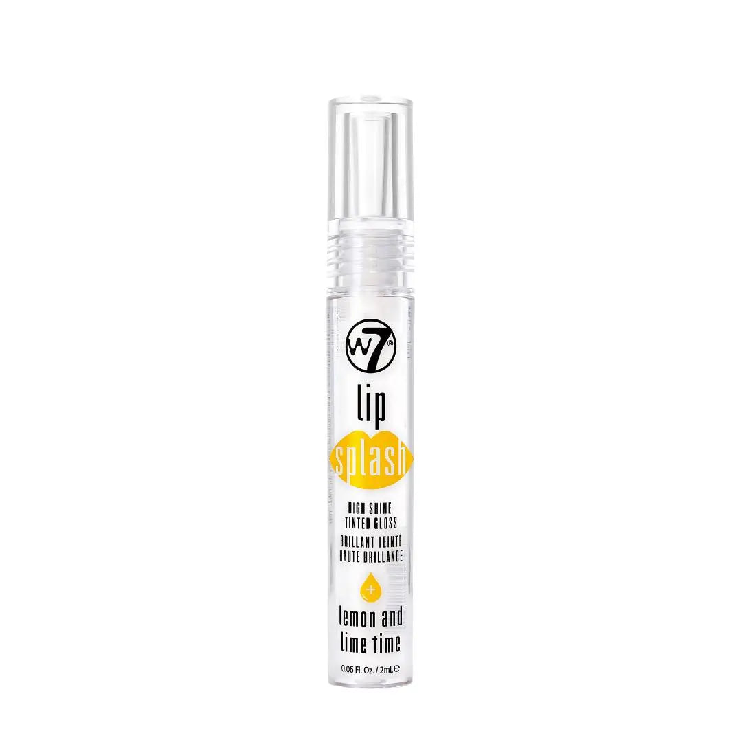 W7 Lip Splash High Shine Tinted Gloss - Lemon & Lime Time Warpaint Cosmetics