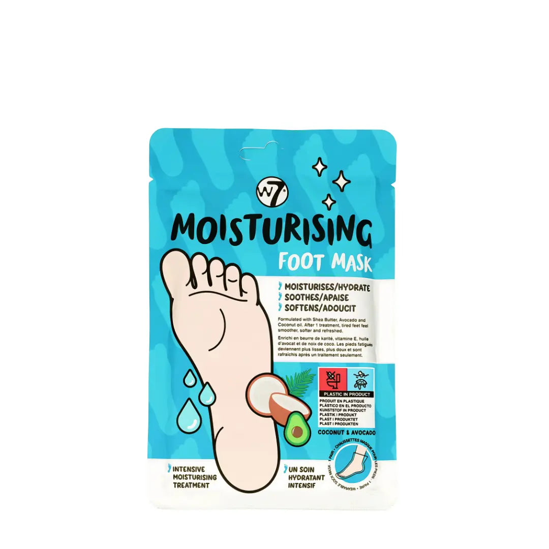 W7 Mjukgörande Fotmask Med Avokado & Cocos W7