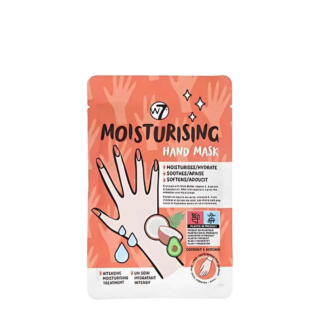 W7 Mjukgörande Handmask Med Avokado och Cocos W7