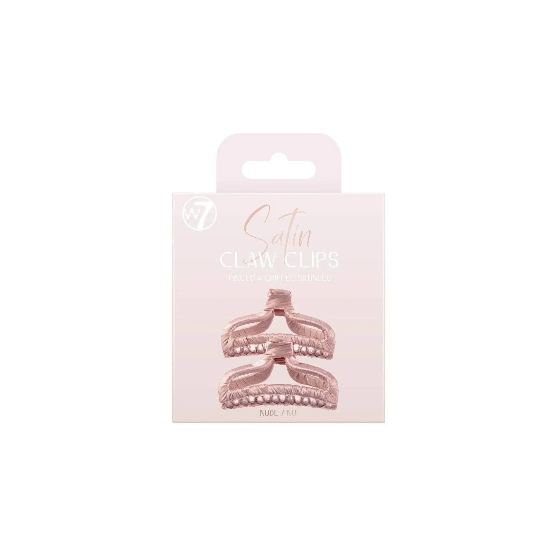 W7 Nude Satin Hair Clips 2-pack W7