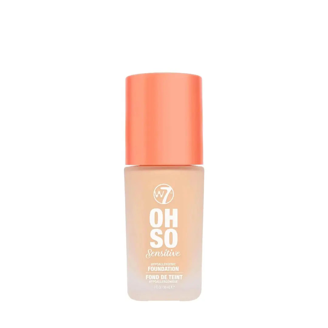 W7 Oh So Sensitive Foundation - Natural Beige Warpaint Cosmetics