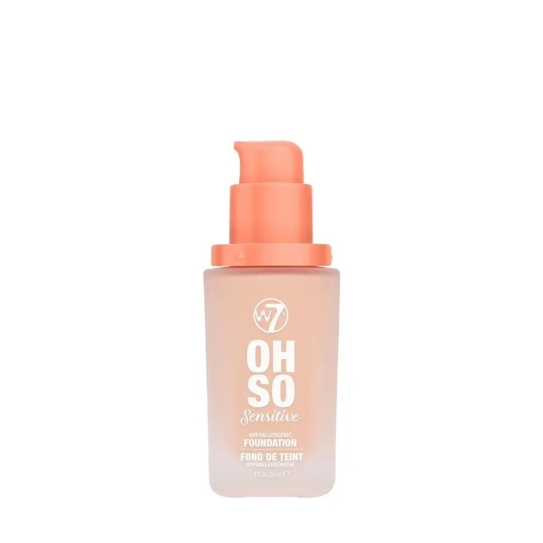 W7 Oh So Sensitive Foundation - Natural Beige Warpaint Cosmetics