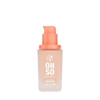 W7 Oh So Sensitive Foundation - Natural Beige Warpaint Cosmetics