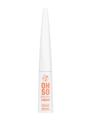 W7 Oh So Sensitive Liquid Eyeliner - BLACK Warpaint Cosmetics