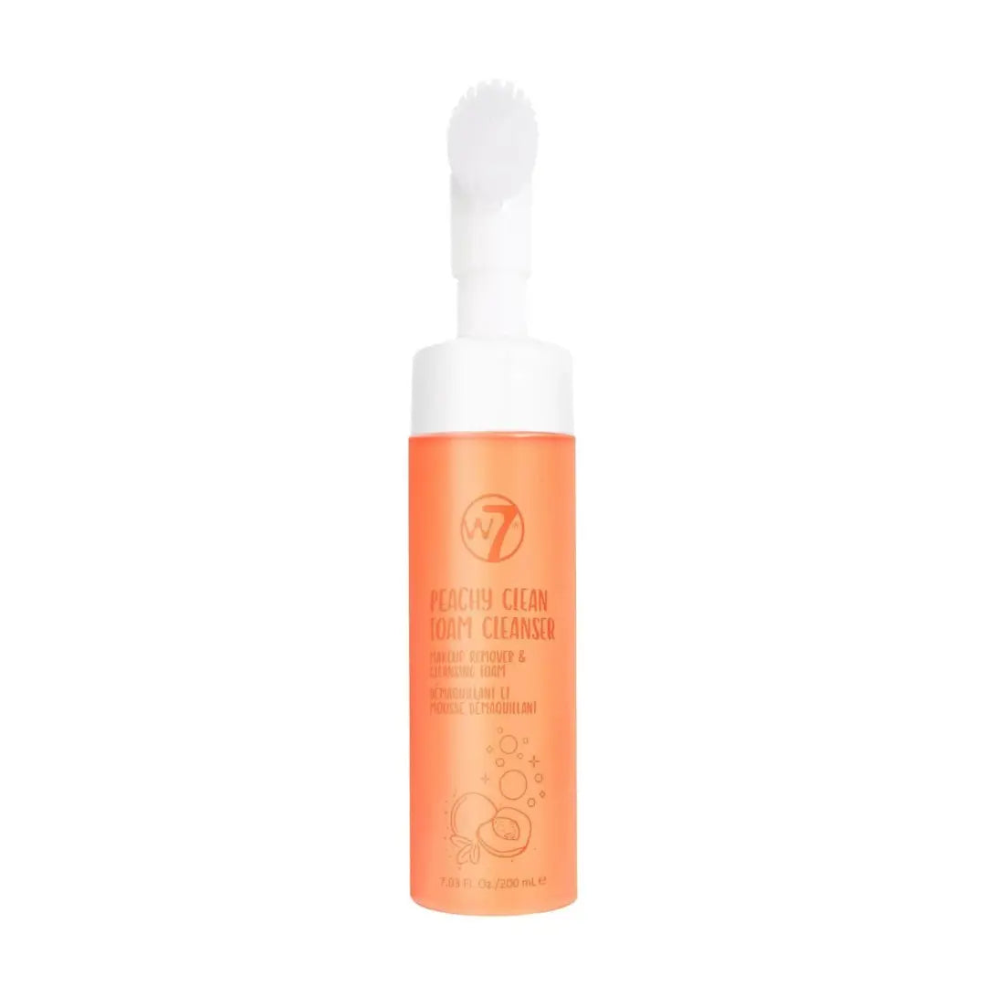W7 Peachy Clean Foam Cleanser - Makeup Remover & Cleansing Foam W7