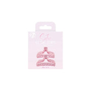 W7 Pink Satin Hair Clips 2-pack W7