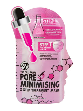 W7 Pore Minimising 2 Step Face Mask Warpaint Cosmetics